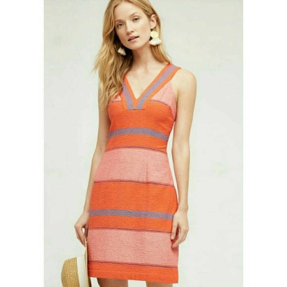 Anthropologie HD in Paris Sorbet Shift Dress